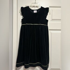 Hanna Andersson Black Velvet Girl’s Dress